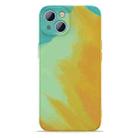 Watercolor TPU Shockproof Phone Case For iPhone 13 mini(Autumn Yellow) - 1