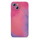 Watercolor TPU Shockproof Phone Case For iPhone 13 mini(Phantom Glow) - 1