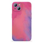 Watercolor TPU Shockproof Phone Case For iPhone 13(Phantom Glow) - 1