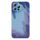 Watercolor TPU Shockproof Phone Case For iPhone 13 Pro Max(Winter Snow) - 1
