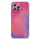 Watercolor TPU Shockproof Phone Case For iPhone 13 Pro Max(Phantom Glow) - 1