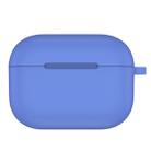 For AirPods Pro Thicken Silicone Round Bottom Earphone Protective Case(Blue) - 1