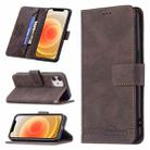 For iPhone 13 Magnetic Clasp RFID Blocking Anti-Theft Leather Case with Holder & Card Slots & Wallet For iPhone 12 mini(Brown) - 1