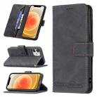 For iPhone 13 Magnetic Clasp RFID Blocking Anti-Theft Leather Case with Holder & Card Slots & Wallet For iPhone 12 mini(Black) - 1