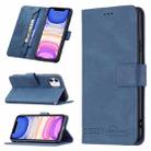 For iPhone 11 Magnetic Clasp RFID Blocking Anti-Theft Leather Case with Holder & Card Slots & Wallet (Blue) - 1