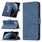 For iPhone 11 Pro Magnetic Clasp RFID Blocking Anti-Theft Leather Case with Holder & Card Slots & Wallet (Blue) - 1