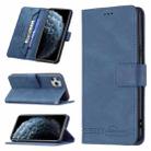 For iPhone 11 Pro Max Magnetic Clasp RFID Blocking Anti-Theft Leather Case with Holder & Card Slots & Wallet (Blue) - 1