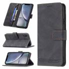 For iPhone XR Magnetic Clasp RFID Blocking Anti-Theft Leather Case with Holder & Card Slots & Wallet(Black) - 1