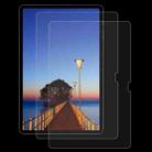 For Samsung Galaxy Tab S8 Plus 2pcs 9H 2.5D Explosion-proof Tempered Tablet Glass Film - 1