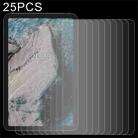 For Nokia T20 / T21 25pcs 9H 2.5D Explosion-proof Tempered Tablet Glass Film - 1