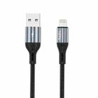 TOTUDESIGN BL-011 Speedy Series II 8 Pin Charging Data Cable, Length:1.2m(Grey) - 1