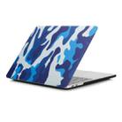 Camouflage Pattern Laptop Water Decals PC Protective Case For MacBook Air 11.6 inch A1370 / A1465(Blue Camouflage) - 1