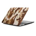 Camouflage Pattern Laptop Water Decals PC Protective Case For MacBook Air 13.3 inch A1466 / A1369(Brown Camouflage) - 1