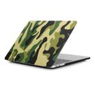 Camouflage Pattern Laptop Water Decals PC Protective Case For MacBook Pro Retina 13.3 inch A1425 / A1502(Green Camouflage) - 1