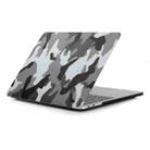 Camouflage Pattern Laptop Water Decals PC Protective Case For MacBook Pro 13.3 inch A1278(Grey Camouflage) - 1