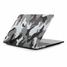 Camouflage Pattern Laptop Water Decals PC Protective Case For Macbook Pro 15.4 inch A1286(Grey Camouflage) - 1