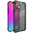 For iPhone 13 mini IMAK All-inclusive Shockproof Airbag TPU Phone Case with Screen Protector (Transparent Black) - 1