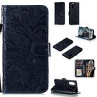 For Sony Xperia 5 Lace Flower Horizontal Flip Leather Case with Holder & Card Slots & Wallet & Photo Frame(Black) - 1