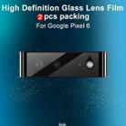 For Google Pixel 6 Pro 2 PCS IMAK HD  Glass Rear Camera Lens Film - 8