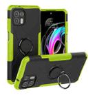 For Motorola Moto Edge 20 Lite Armor Bear Shockproof PC + TPU Phone Protective Case with Ring Holder(Green) - 1