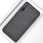 For Huawei Enjoy 10s Shockproof Cloth Texture PC+ TPU Protective Case(Grey) - 1