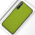 For Huawei Enjoy 10s Shockproof Cloth Texture PC+ TPU Protective Case(Green) - 1