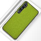 For Xiaomi Mi CC9 Pro Shockproof Cloth Texture PC+ TPU Protective Case(Green) - 1