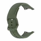 For OPPO Watch Free NFC Version Sport Silicone Watch Band(Dark Green) - 1