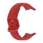 For OPPO Watch Free NFC Version Sport Silicone Watch Band(Red) - 1