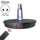 52cm Remote Control Electric Rotating Turntable Display Stand Video Shooting Props Turntable, Plug-in Power, Power Plug:AU Plug(Black) - 1