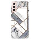 For Samsung Galaxy S22+ 5G Abstract Marble Pattern TPU Phone Protective Case(Gray) - 1