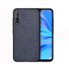 For Huawei Enjoy 10s Shockproof Cloth Texture PC + TPU Protective Case(Blue) - 1