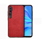 For Xiaomi Mi CC9 Pro Shockproof Cloth Texture PC + TPU Protective Case(Red) - 1