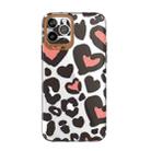 For iPhone 13 Pro Max Dual-side Laminating IMD Plating Flower Pattern TPU Phone Case (DX-68) - 1