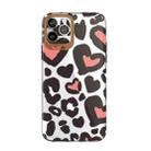 For iPhone 12 Pro Max Dual-side Laminating IMD Plating Flower Pattern TPU Phone Case(DX-68) - 1