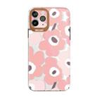 For iPhone 12 Pro Dual-side Laminating IMD Plating Flower Pattern TPU Phone Case(DX-67) - 1