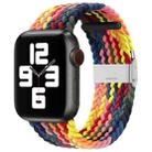 Nylon Braid One Buckle Watch Band For Apple Watch Series 8&7 41mm / SE 2&6&SE&5&4 40mm / 3&2&1 38mm(Colorful) - 1