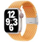 Nylon Braid One Buckle Watch Band For Apple Watch Series 8&7 41mm / SE 2&6&SE&5&4 40mm / 3&2&1 38mm(Beige) - 1