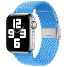 Nylon Braid One Buckle Watch Band For Apple Watch Ultra 49mm / Series 8&7 45mm / SE 2&6&SE&5&4 44mm / 3&2&1 42mm(Sky Blue) - 1