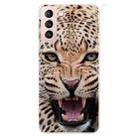 For Samsung Galaxy S22+ 5G Shockproof Painted Transparent TPU Phone Protective Case(Jaguar) - 1
