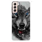 For Samsung Galaxy S22+ 5G Shockproof Painted Transparent TPU Phone Protective Case(Mountain Wolf) - 1