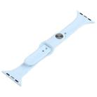 Slimming Silicone Watch Band For Apple Watch Ultra 49mm / Series 8&7 45mm / SE 2&6&SE&5&4 44mm / 3&2&1 42mm(Antique White) - 3
