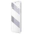 For iPhone 12 mini WK WPC-011 Shockproof PC Phone Case with Tempered Glass Film (White) - 1
