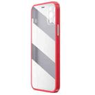 For iPhone 12 Pro Max WK WPC-011 Shockproof PC Phone Case with Tempered Glass Film(Red) - 1