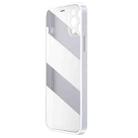 For iPhone 12 Pro Max WK WPC-011 Shockproof PC Phone Case with Tempered Glass Film(White) - 1