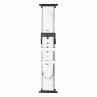 Leather Watch Band For Apple Watch Ultra 49mm / Series 8&7 45mm / SE 2&6&SE&5&4 44mm / 3&2&1 42mm(White) - 1