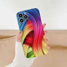 For iPhone 11 Pro Max TPU Shockproof Phone Case (Abstract Colorful) - 1