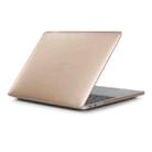 Laptop Metal Style Protective Case For MacBook Pro 16.2 inch A2485 2021(Gold) - 1