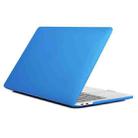 Laptop Matte Style Protective Case For MacBook Pro 16.2 inch A2485 2021 / 2023(Dark Blue) - 1