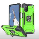 For OPPO A52 & A72 & A92 Magnetic Armor Shockproof TPU + PC Phone Case with Metal Ring Holder(Green) - 1
